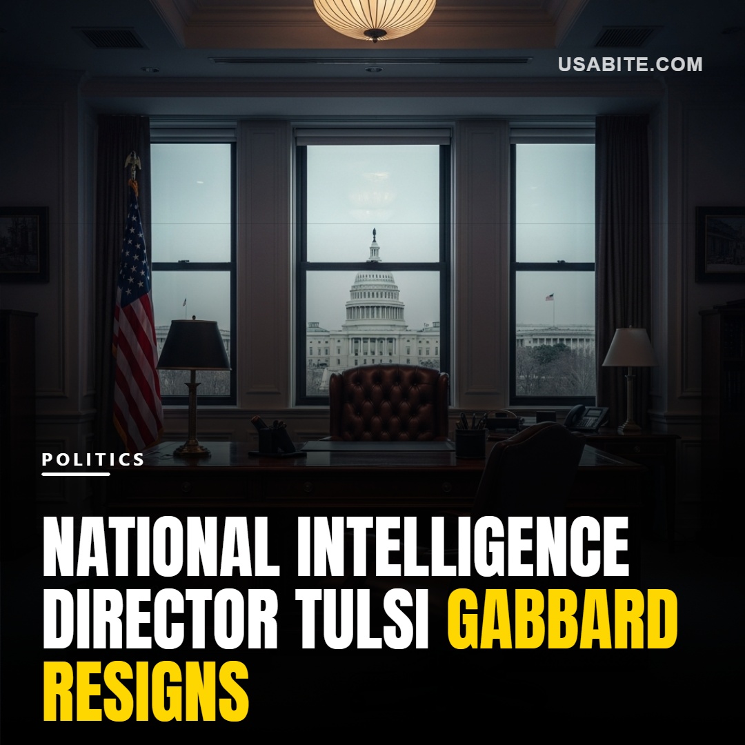 National Intelligence Director Tulsi Gabbard Resigns Amid Policy Tensions