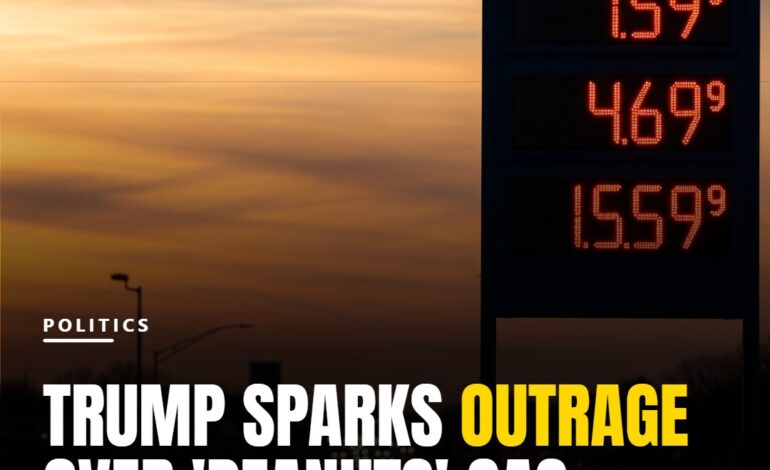 Trump Sparks Firestorm After Calling Rising Gas Prices ‘Peanuts for Wealthy Citizens