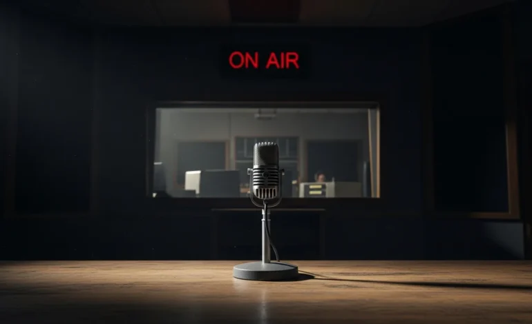 cbs news radio to cease operations after nearly a century on air Studio microphone as CBS News Radio to Cease Operations After Nearly a Century on Air.