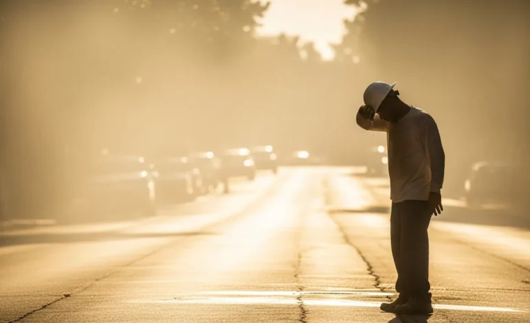 Extreme Heat Wave in Georgia Prompts Demands for New Safety Protections for outdoor workers in the sun.