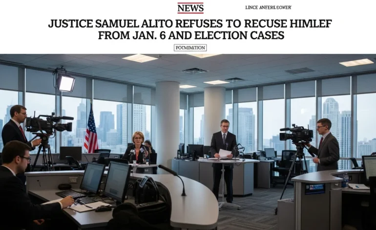 Alito Defies Recusal Demands, Cementing Role in High-Stakes Election and Jan. 6 Rulings