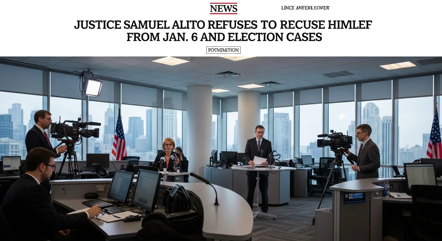 Alito Defies Recusal Demands, Cementing Role in High-Stakes Election and Jan. 6 Rulings