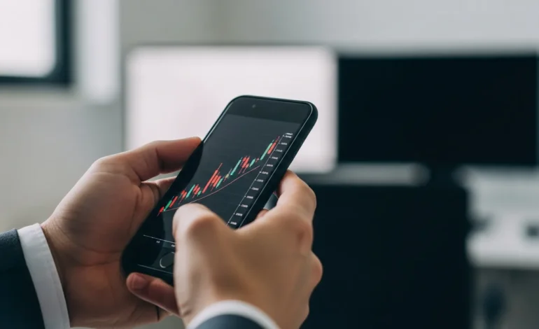 why is bitcoin dropping A digital screen showing a downward red trend line, illustrating why is bitcoin dropping during a market correction.