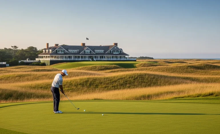 126th U.S. Open Championship Practice Rounds Begin at Shinnecock Hills on a sun-drenched morning in Southampton.