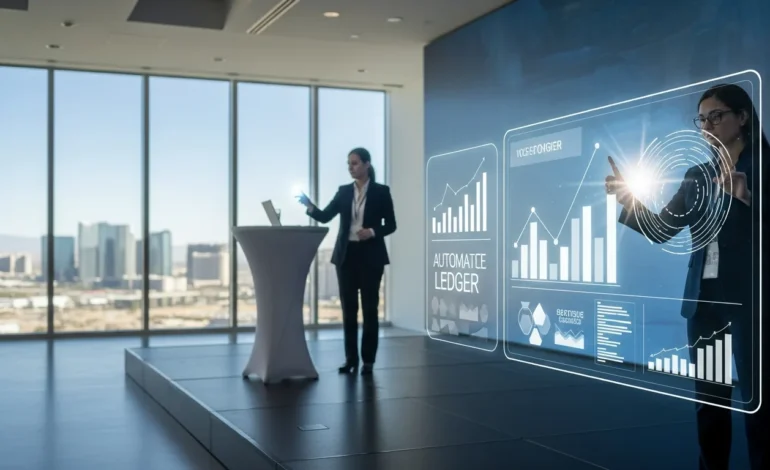 aicpa engage 2026 concludes in las vegas with focus on ai in accounting AICPA ENGAGE 2026 Concludes in Las Vegas with Focus on AI in Accounting keynote presentation.
