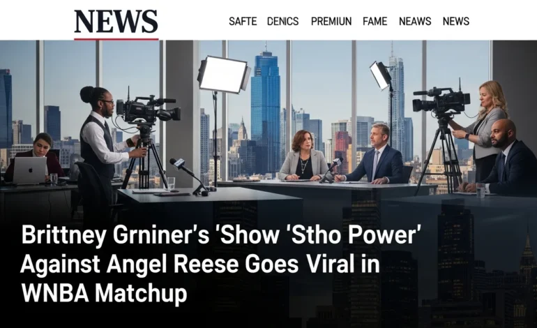 Brittney Griner's 'Show of Power' Against Angel Reese Goes Viral in WNBA Matchup during a physical 2026 season game.