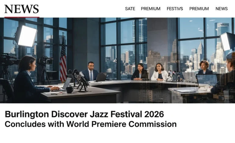 burlington discover jazz festival 2026 concludes with world premiere commission Burlington Discover Jazz Festival 2026 Concludes with World Premiere Commission featuring Chris Potter on saxophone.
