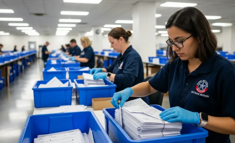 california and five other states hold pivotal 2026 midterm primary elections Ballot counting as California and Five Other States Hold Pivotal 2026 Midterm Primary Elections.