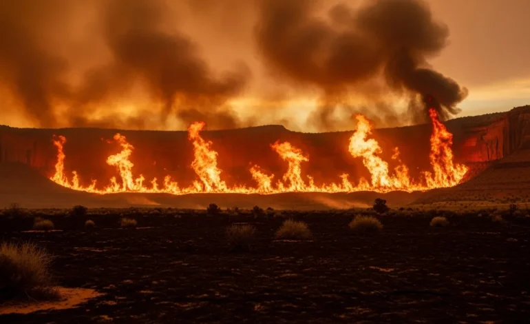 Drought-Fueled Cottonwood Fire Claims Title as Nation’s Largest Active Blaze