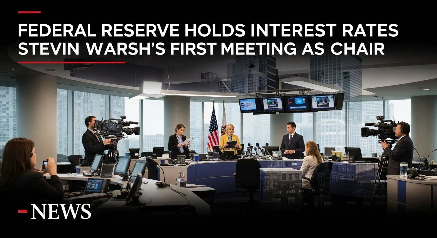 Warsh Defies Political Pressure as Fed Holds Rates Amid Record 52,190 Dow
