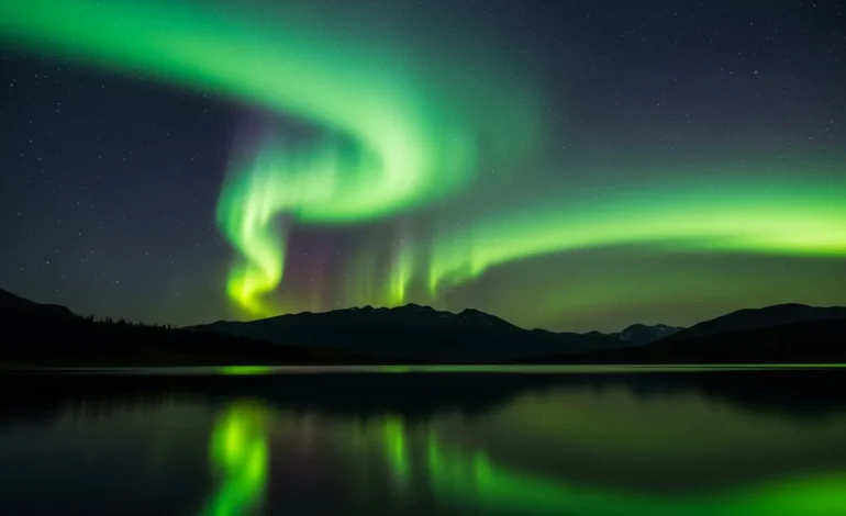 nasa issues g3 geomagnetic storm watch as massive solar eruption hits earth NASA Issues G3 Geomagnetic Storm Watch as Massive Solar Eruption Hits Earth, sparking vibrant green auroras in the sky.