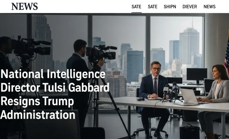 national intelligence director tulsi gabbard resigns from trump administration National Intelligence Director Tulsi Gabbard Resigns from Trump Administration amid policy friction.