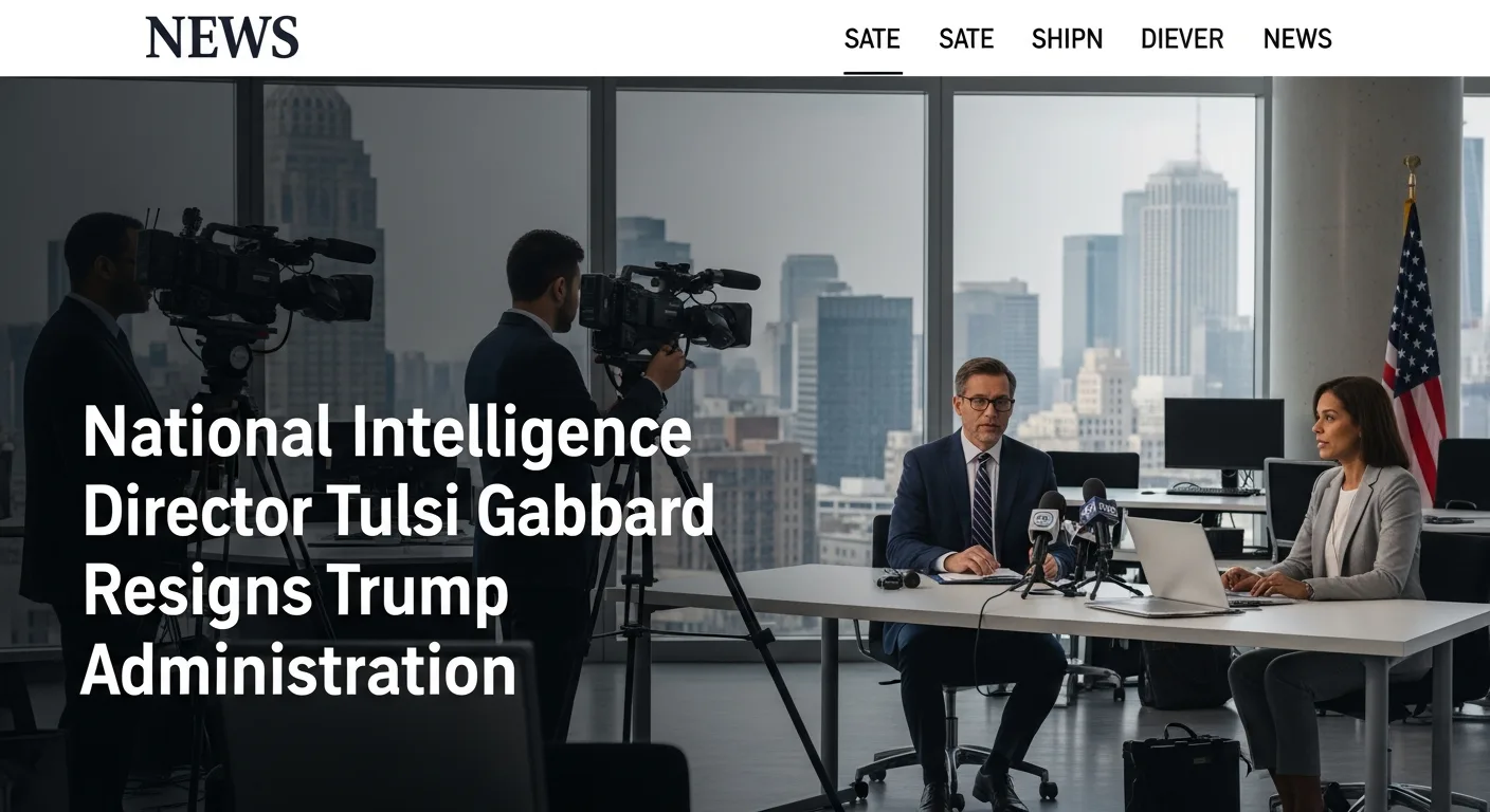 Intelligence Community in Flux: Tulsi Gabbard Exits Trump Cabinet Amid Iran Policy Friction