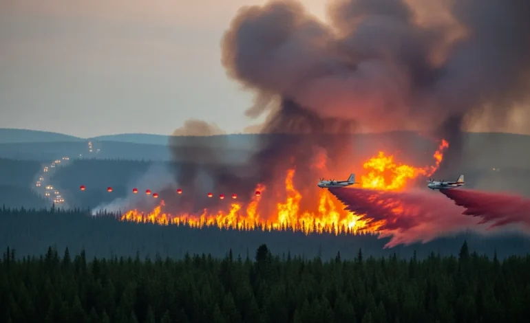 National Wildfire Preparedness Level Raised to 4 as 54 Large Fires Burn Uncontained across the Western United States.