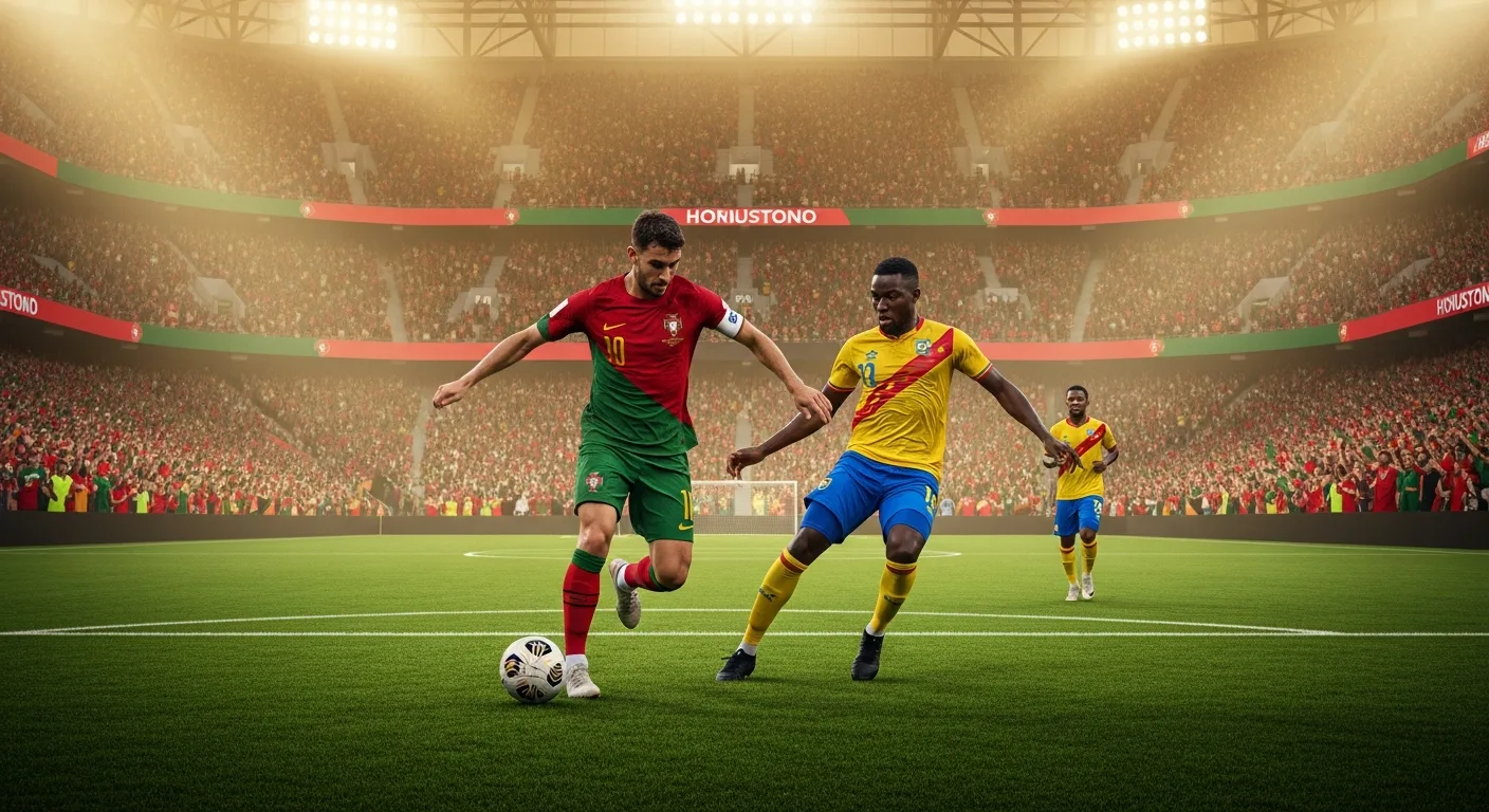 Houston Stadium Transforms as Portugal and DR Congo Ignite Group K Action