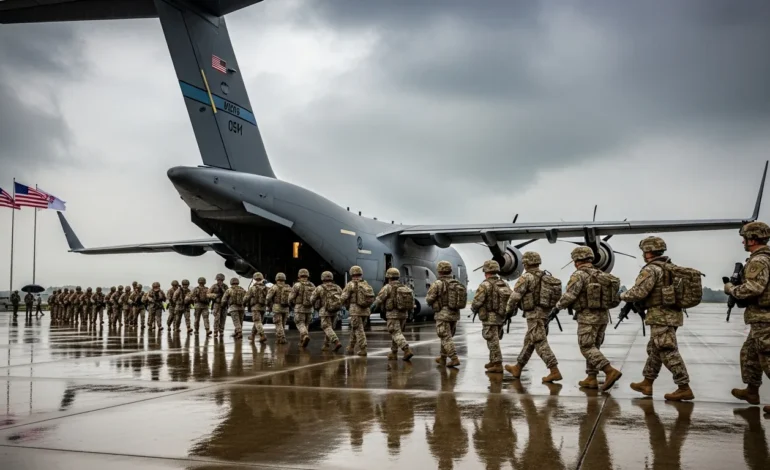 president trump orders 5 000 additional u s troops to poland amid nato tensions President Trump Orders 5,000 Additional U.S. Troops to Poland Amid NATO Tensions during a strategic military deployment.