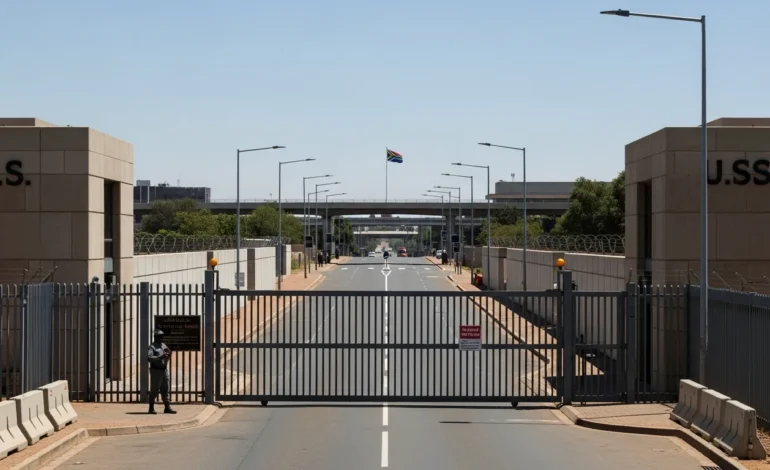 U.S. Embassy in South Africa Warns of Reduced Operations Due to Protests amid nationwide civil unrest.