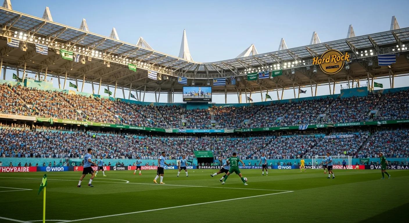 World Cup Fever Hits Miami Gardens as Uruguay and Saudi Arabia Open Group H Play