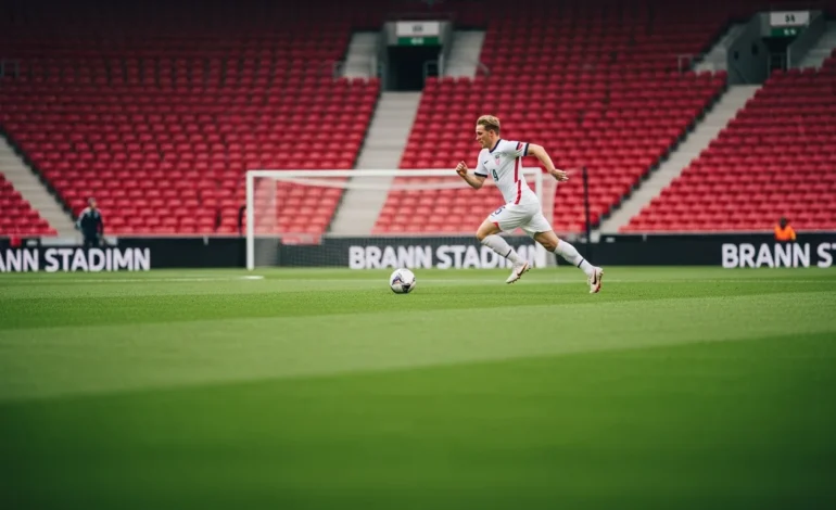 usa u18 faces qatar u20 in international friendly at brann stadion USA U18 Faces Qatar U20 in International Friendly at Brann Stadion during a high-stakes youth match.