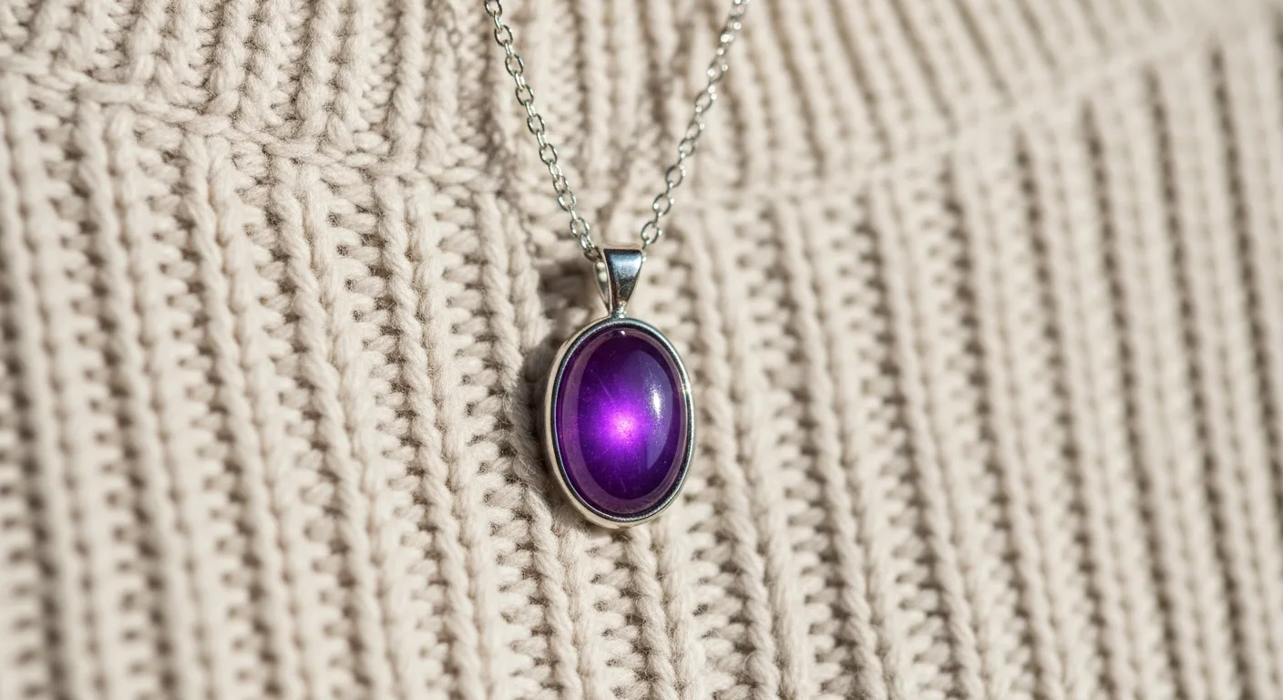 What Does Purple Mean on a Mood Necklace?