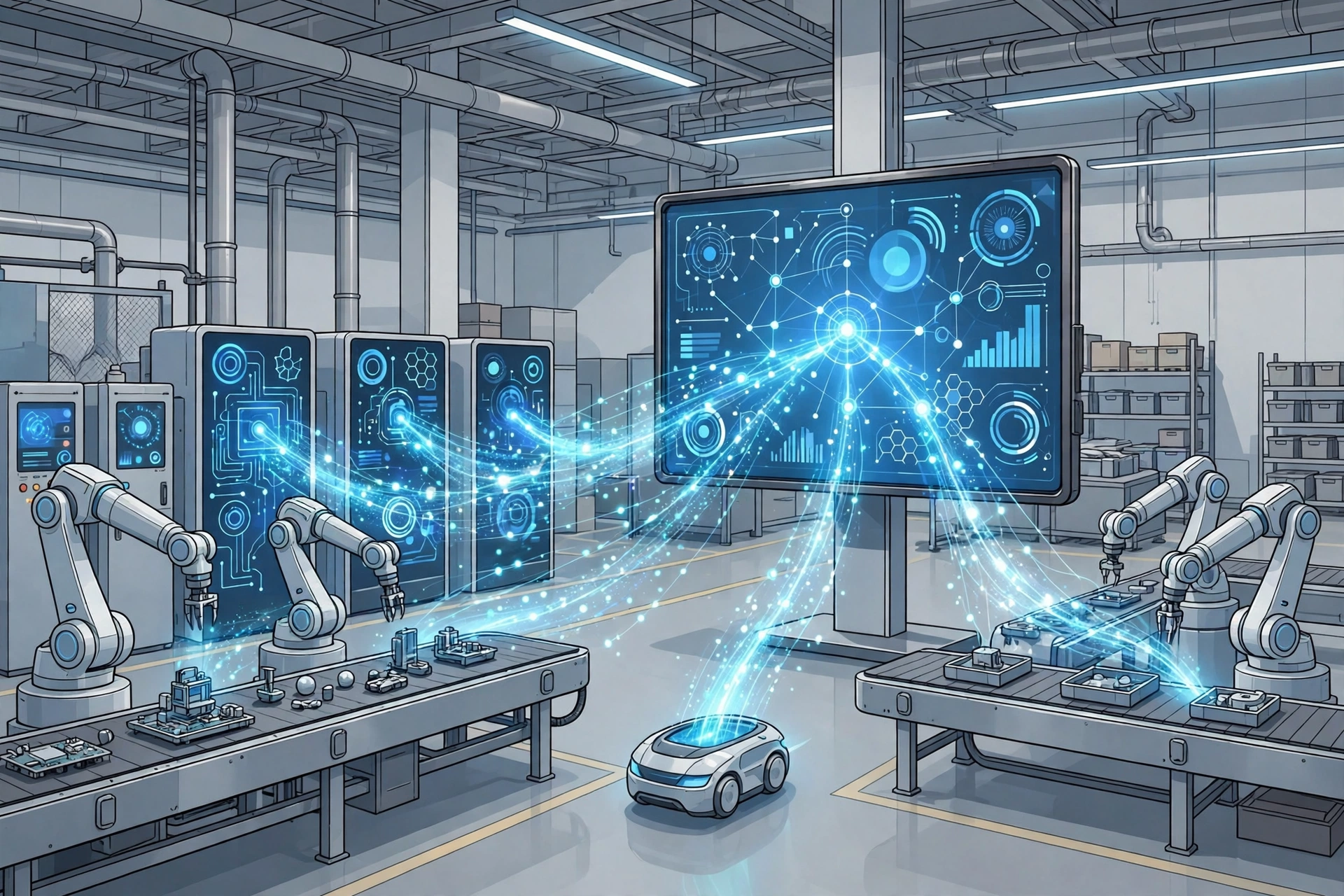 media generation manufacturing automation integ 0 4efc5c0b 9dc3 4b72 aa0a 455b975ee598 Manufacturing Automation Integration Explained: How ERP, MES, and Machines Work as One System